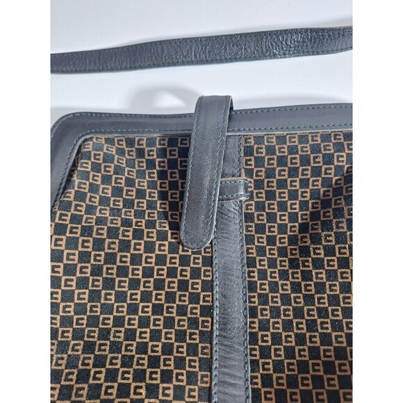 RONORA Vtg Suede Genuine Leather Y2K Shoulder Bag Handbag Purse Made In Italy - Picture 10 of 15